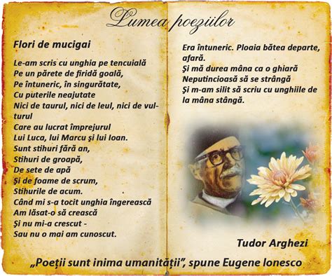poezia nu mai zaresc tudor arghezi
